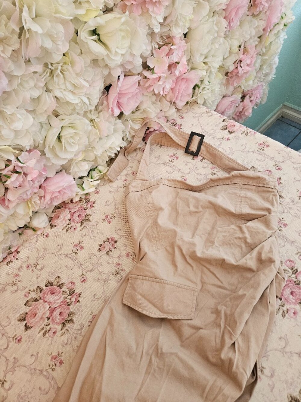 Zara Beige Halter Top XS